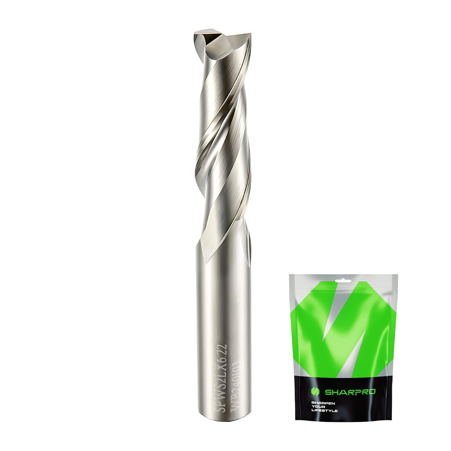 1/4" Solid Carbide Upcut Router Bit, 1/4" Shank | SHARPRO