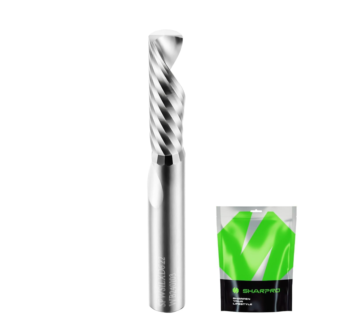 O-Flute Downcut Router Bits for Plastic & Aluminum | SHARPRO