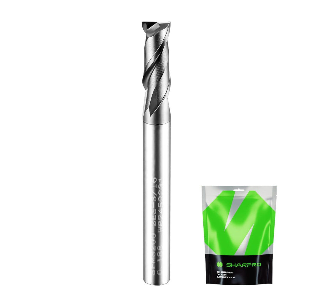 2-Flute Carbide Square End Mills for Steel & Cast Iron | SHARPRO